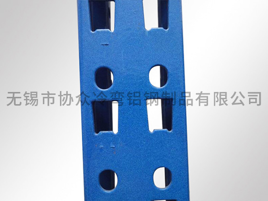 小型冲孔立柱55*47 方孔 货架型材 仓储货架
