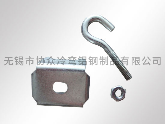 货架用楼板配件楼板扣件 镀锌 固定楼板夹子